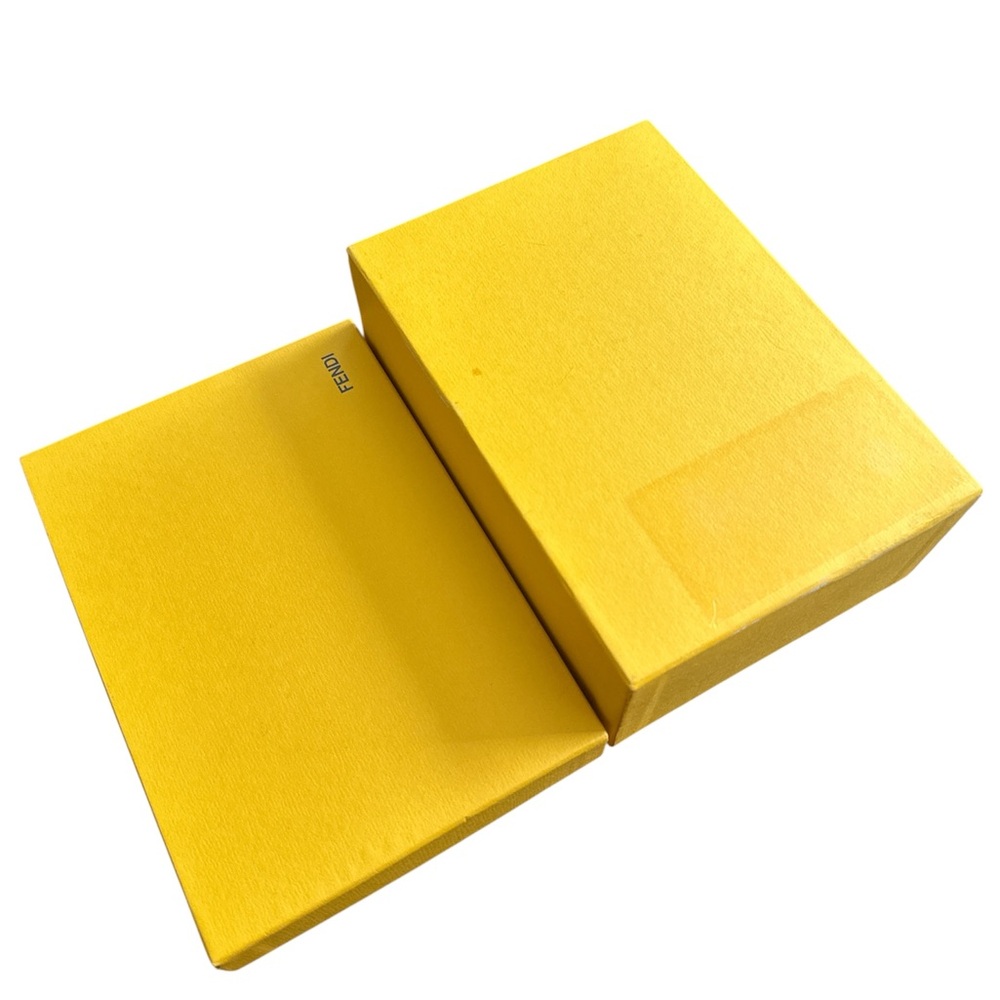 FENDI Yellow Accessory/Purse/Gift Box - Picture 5 of 5